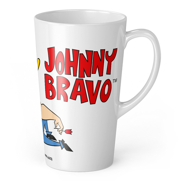 Kubek Latte Johnny Bravo 122 Cartoon Network Biały