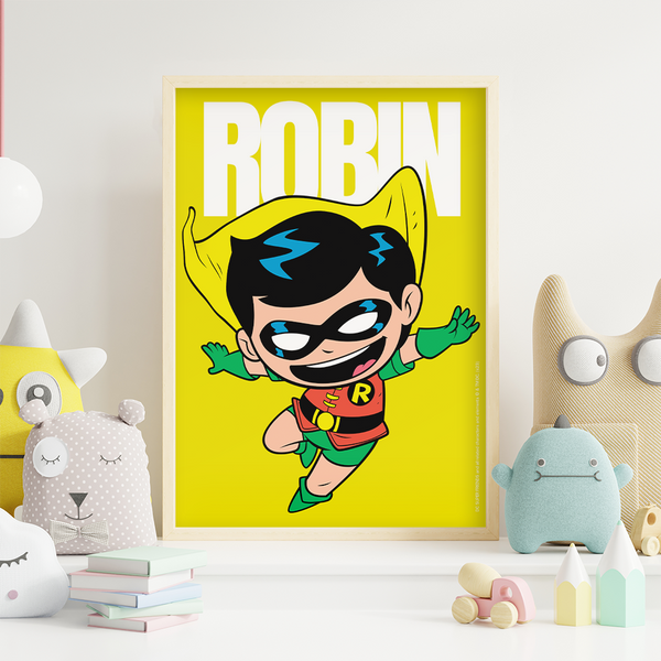 Plakat Robin 001 DC Żółty