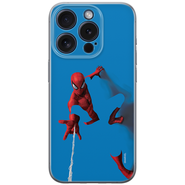 Etui Spider Man 048 Marvel Nadruk pełny Niebieski