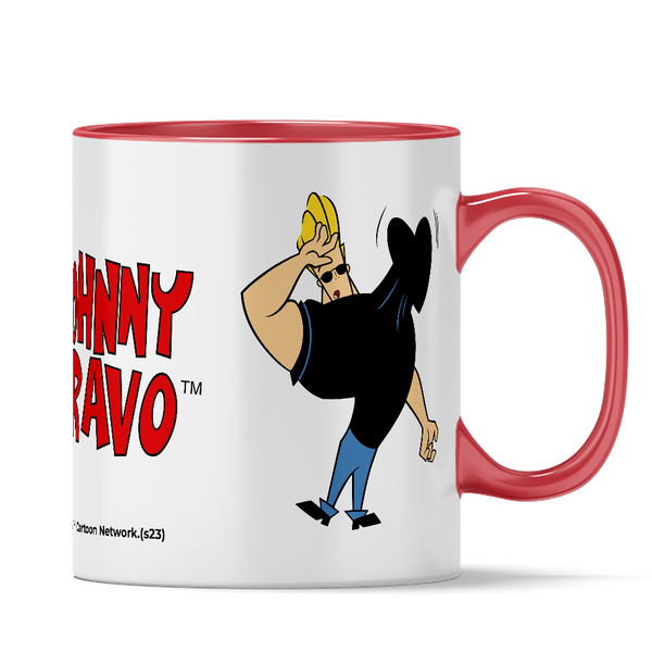 Kubek Johnny Bravo 045 Cartoon Network Czerwony