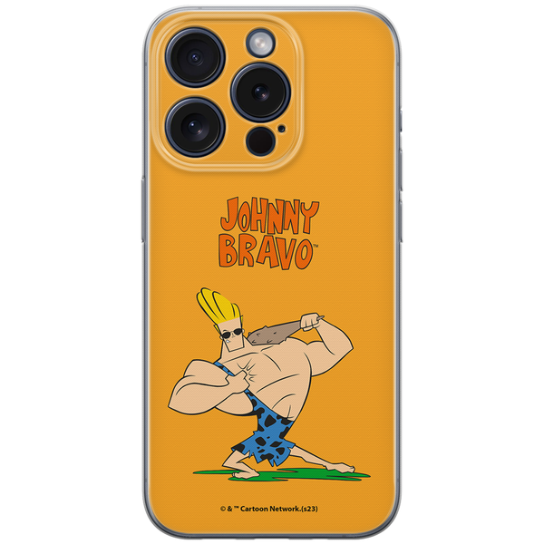 Etui Johnny Bravo 004 Cartoon Network Nadruk pełny Pomarańczowy