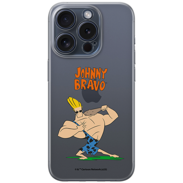 Etui Johnny Bravo 004 Cartoon Network Nadruk częściowy Pzeźroczysty