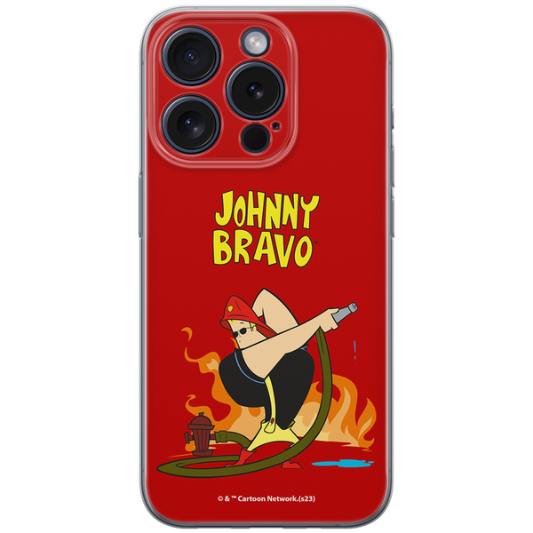 Etui Johnny Bravo 008 Cartoon Network Nadruk pełny Czerwony