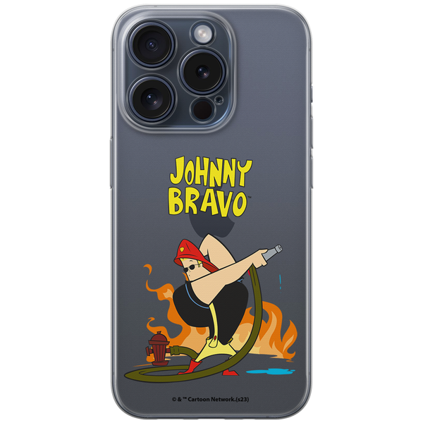 Etui Johnny Bravo 008 Cartoon Network Nadruk częściowy Pzeźroczysty
