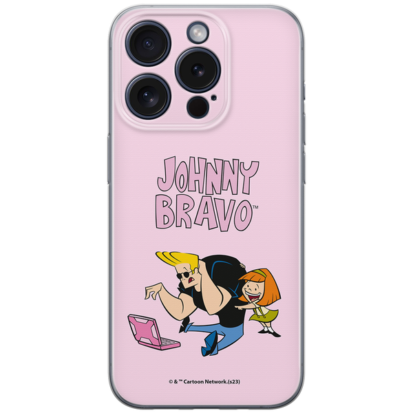 Etui Johnny Bravo 011 Cartoon Network Nadruk pełny Różowy