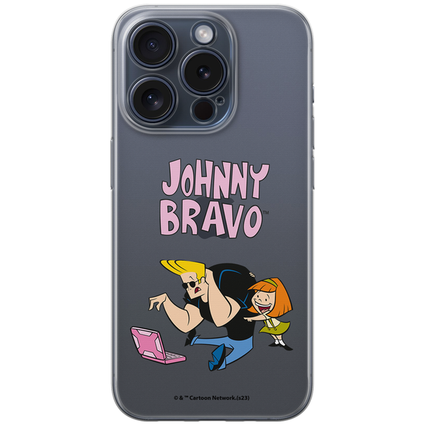 Etui Johnny Bravo 011 Cartoon Network Nadruk częściowy Pzeźroczysty