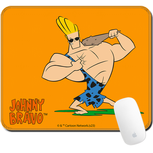 Podkładka pod mysz 32x27 Johnny Bravo 004 Cartoon Network Pomarańczowy