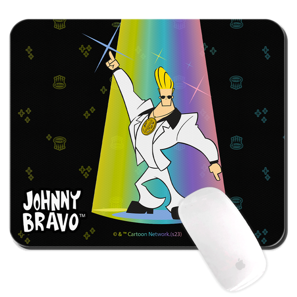 Podkładka pod mysz 23x19 Johnny Bravo 009 Cartoon Network Czarny