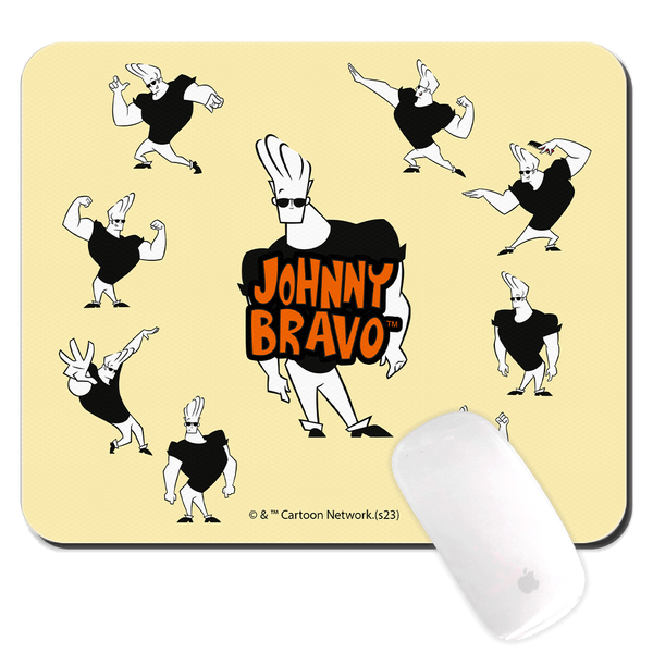 Podkładka pod mysz 23x19 Johnny Bravo 015 Cartoon Network Beżowy