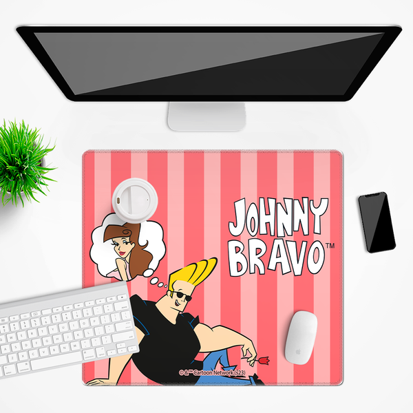 Mata na biurko 50x45 Johnny Bravo 022 Cartoon Network Wielobarwny