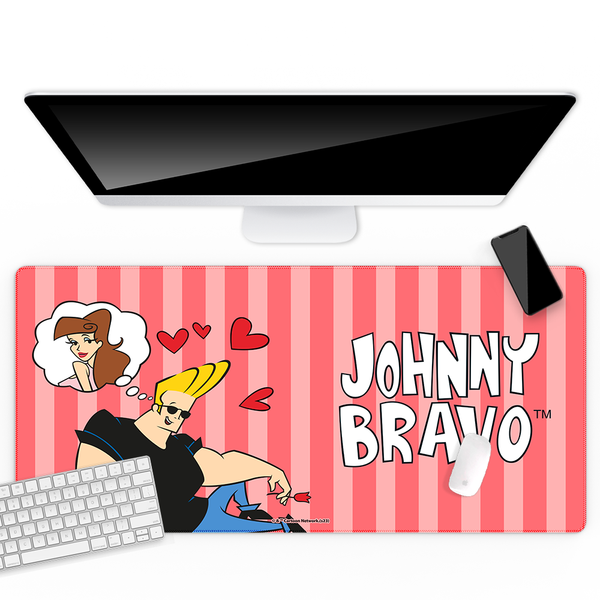 Mata na biurko 80x40 Johnny Bravo 022 Cartoon Network Wielobarwny