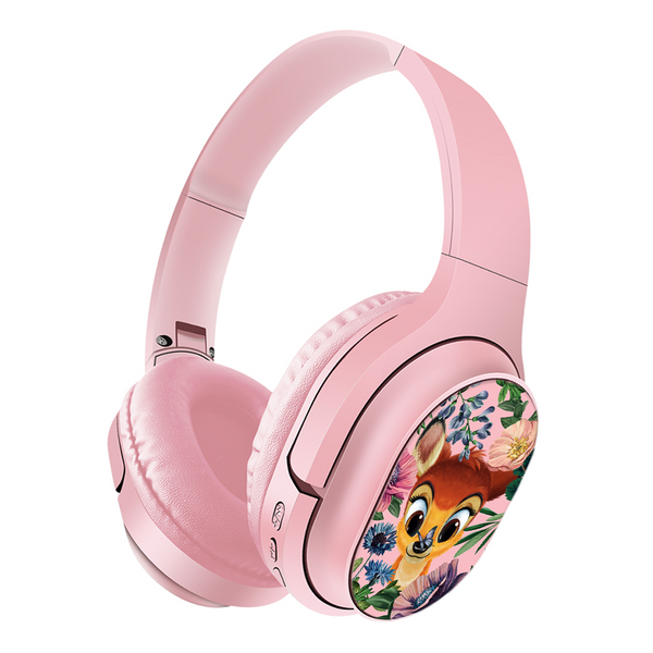 Bezprzewodowe słuchawki stereo z mikrofonem Bambi 002 Disney Różowy