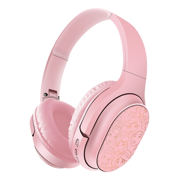 Bezprzewodowe słuchawki stereo z mikrofonem Księżniczki 001 Disney Różowy