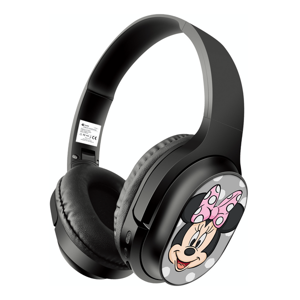 Bezprzewodowe słuchawki stereo z mikrofonem Mickey i Minnie 001 Disney Szary