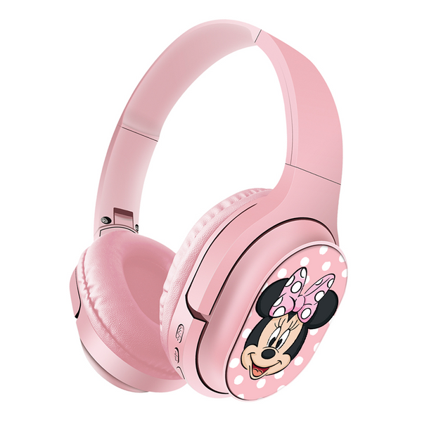 Bezprzewodowe słuchawki stereo z mikrofonem Mickey i Minnie 002 Disney Różowy
