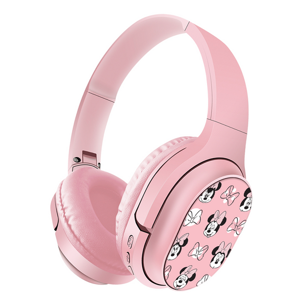 Bezprzewodowe słuchawki stereo z mikrofonem Minnie 005 Disney Różowy