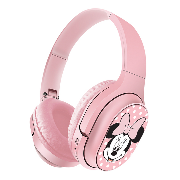 Bezprzewodowe słuchawki stereo z mikrofonem Minnie 007 Disney Różowy