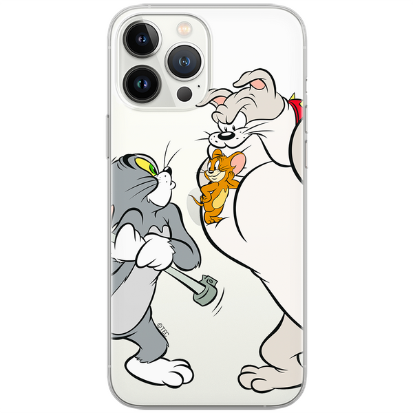 Etui Tom i Jerry 001 Tom & Jerry Nadruk częściowy Przeźroczysty