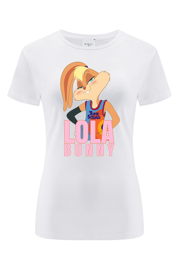 Koszulka damska Kosmiczny Mecz 021 Looney Tunes Biały