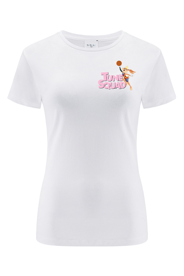Koszulka damska Kosmiczny Mecz 025 Looney Tunes Biały