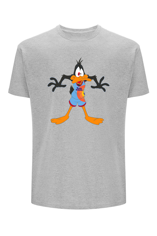 Koszulka męska Kosmiczny Mecz 033 Looney Tunes Szary