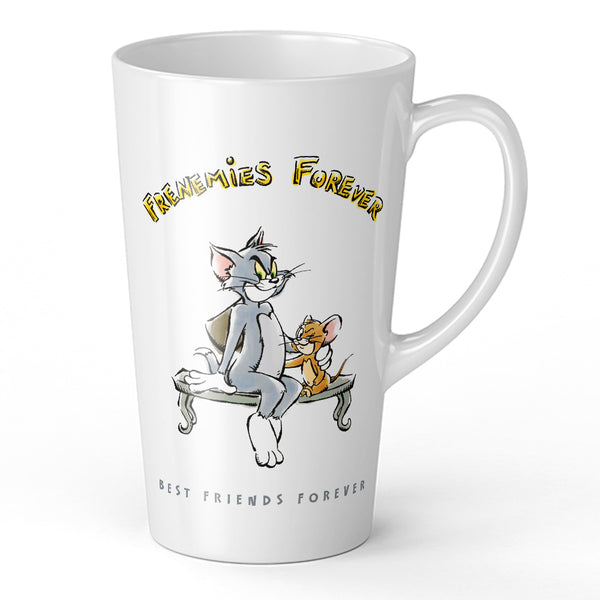 Kubek Latte Tom i Jerry 014 Tom & Jerry Biały