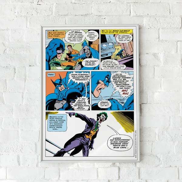 Plakat Batman i Joker 006 DC Wielobarwny