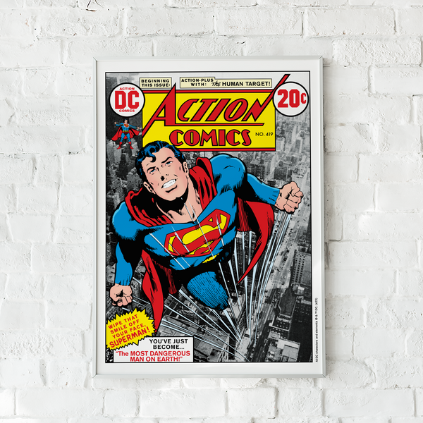 Plakat Superman 073 DC Wielobarwny