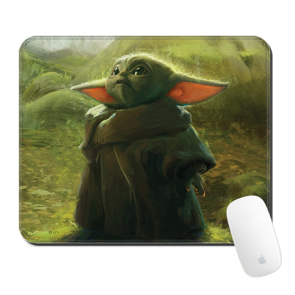 Podkładka pod mysz 32x27 Baby Yoda 017 Star Wars Zielony
