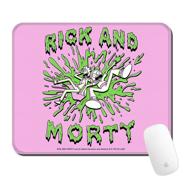 Podkładka pod mysz 32x27 Rick i Morty 024 Rick and Morty Różowy