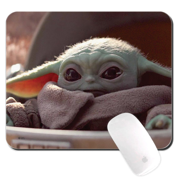 Podkładka pod mysz Baby Yoda 021 Star Wars Wielobarwny
