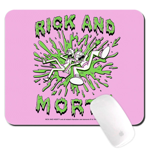 Podkładka pod mysz Rick i Morty 024 Rick and Morty Różowy