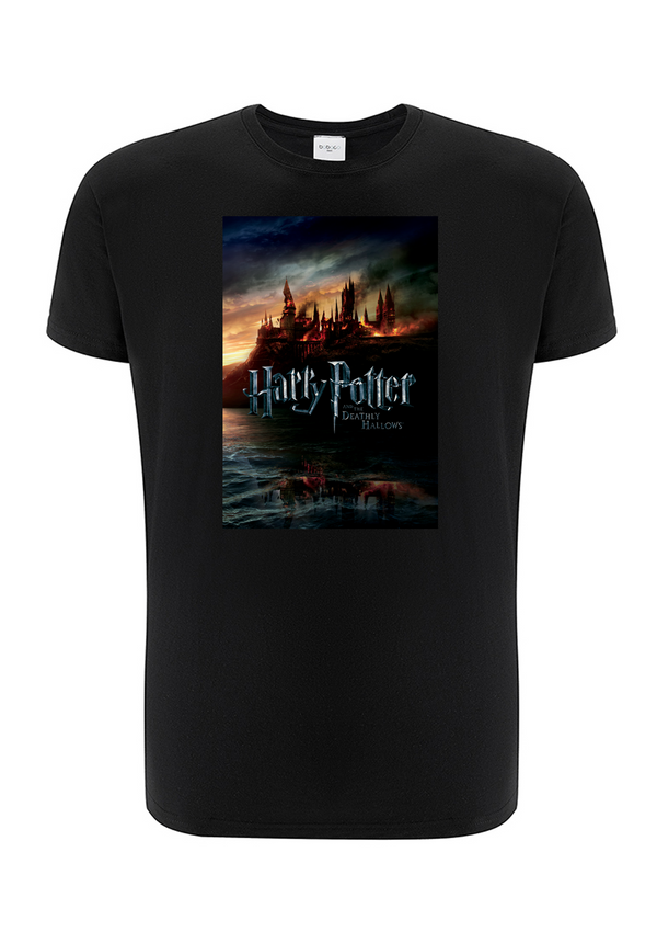 Koszulka męska Hogwart 006 Harry Potter Czarny