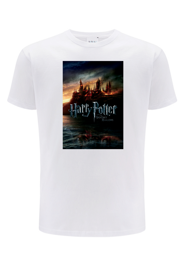 Koszulka męska Hogwart 006 Harry Potter Biały