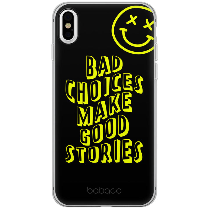 Etui Bad choices 002 Babaco Nadruk pełny Czarny - Babaco Store