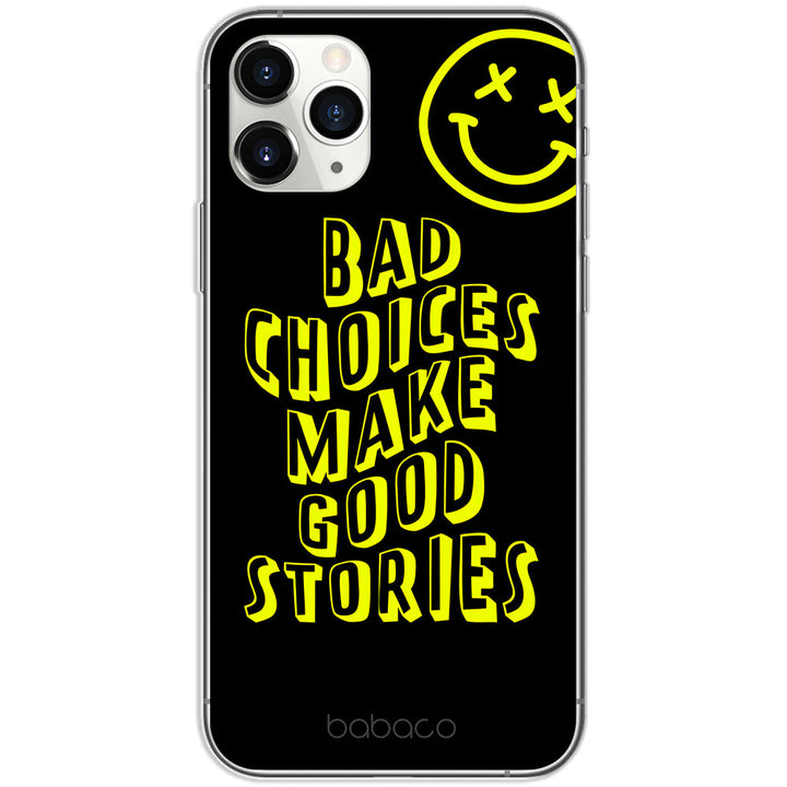 Etui Bad choices 002 Babaco Nadruk pełny Czarny - Babaco Store