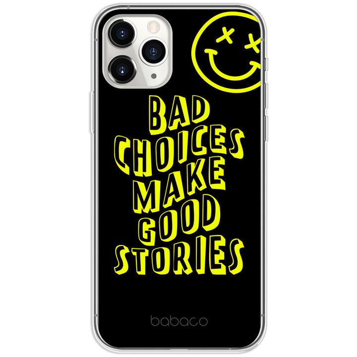 Etui Bad choices 002 Babaco Nadruk pełny Czarny - Babaco Store