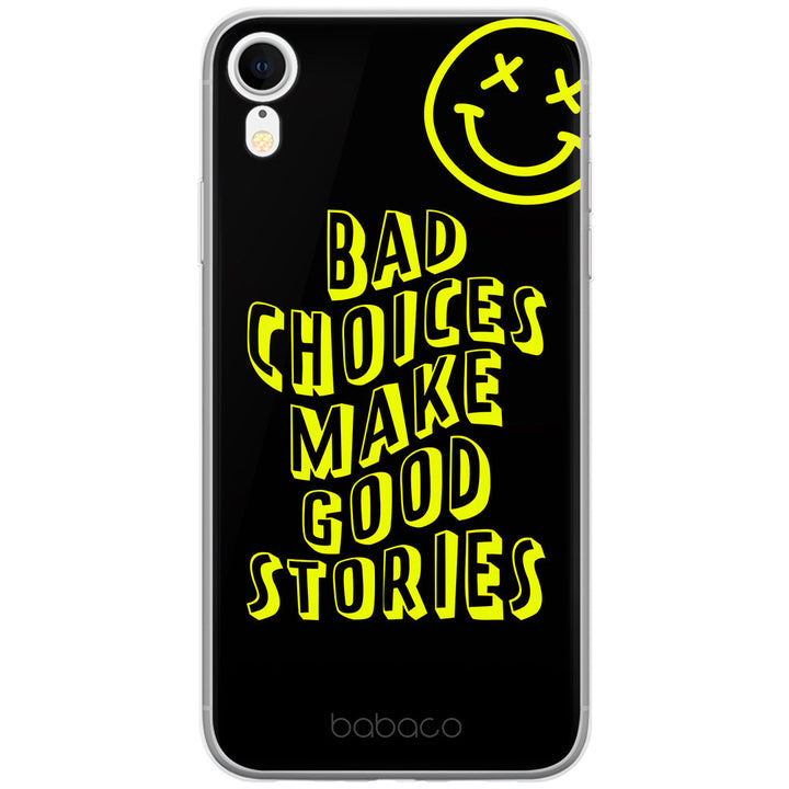 Etui Bad choices 002 Babaco Nadruk pełny Czarny - Babaco Store