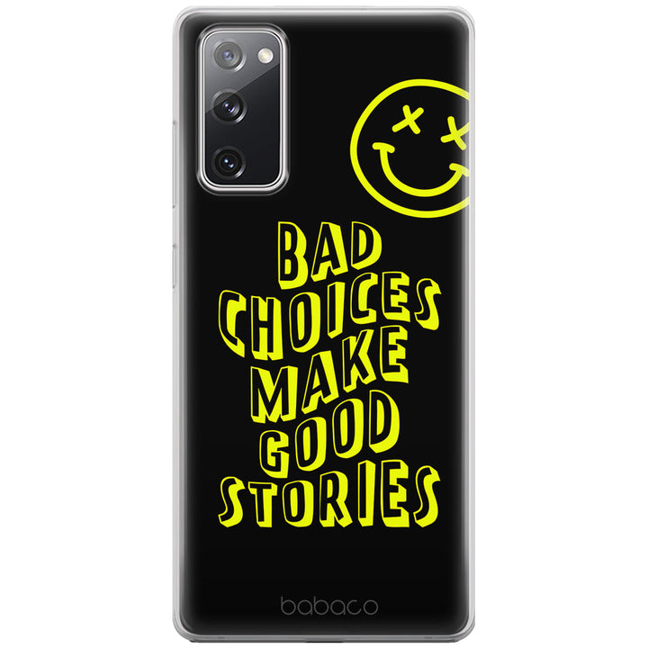 Etui Bad choices 002 Babaco Nadruk pełny Czarny - Babaco Store