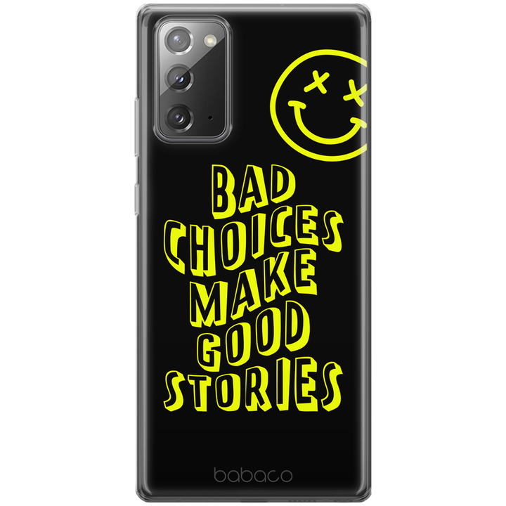 Etui Bad choices 002 Babaco Nadruk pełny Czarny - Babaco Store