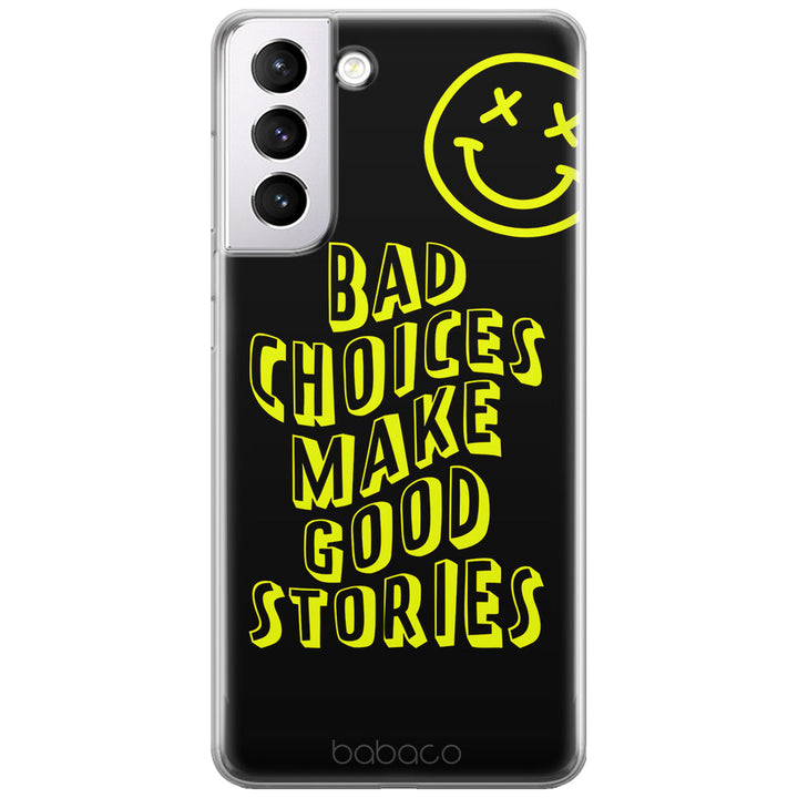 Etui Bad choices 002 Babaco Nadruk pełny Czarny - Babaco Store