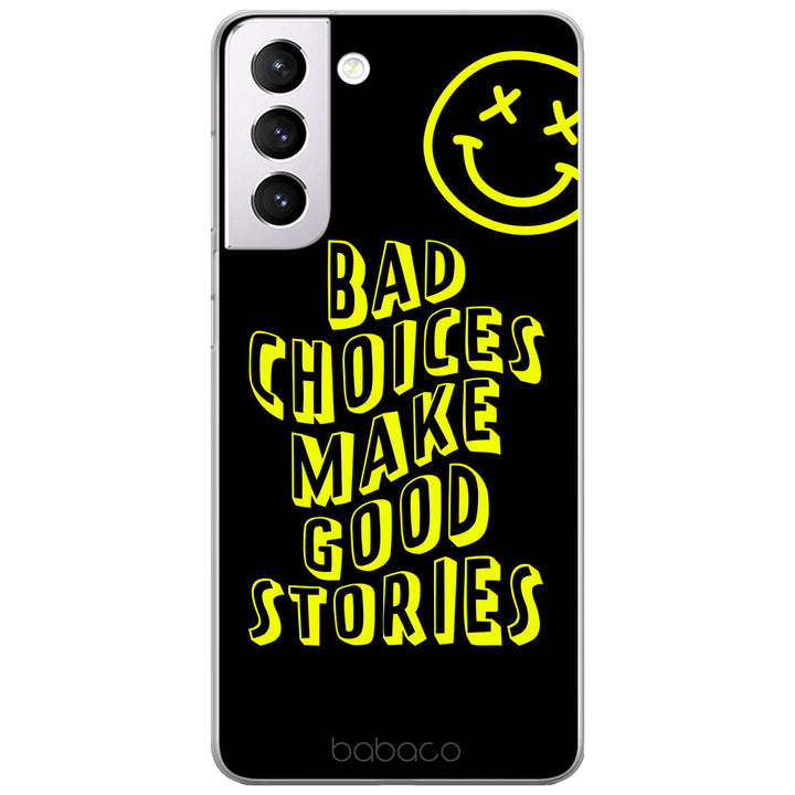 Etui Bad choices 002 Babaco Nadruk pełny Czarny - Babaco Store