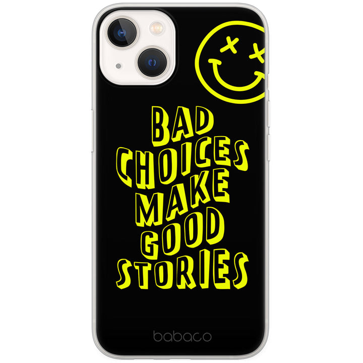 Etui Bad choices 002 Babaco Nadruk pełny Czarny - Babaco Store