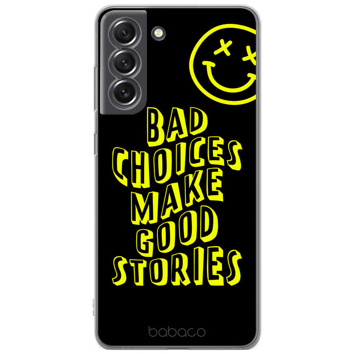 Etui Bad choices 002 Babaco Nadruk pełny Czarny - Babaco Store