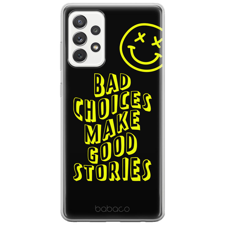 Etui Bad choices 002 Babaco Nadruk pełny Czarny - Babaco Store