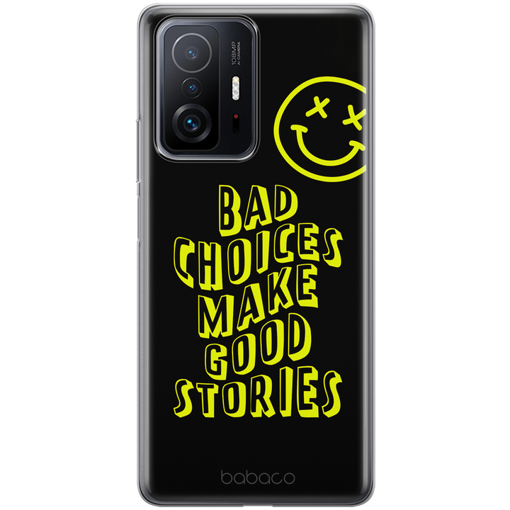 Etui Bad choices 002 Babaco Nadruk pełny Czarny - Babaco Store