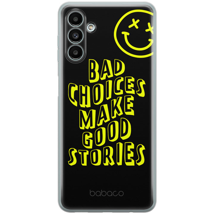 Etui Bad choices 002 Babaco Nadruk pełny Czarny - Babaco Store