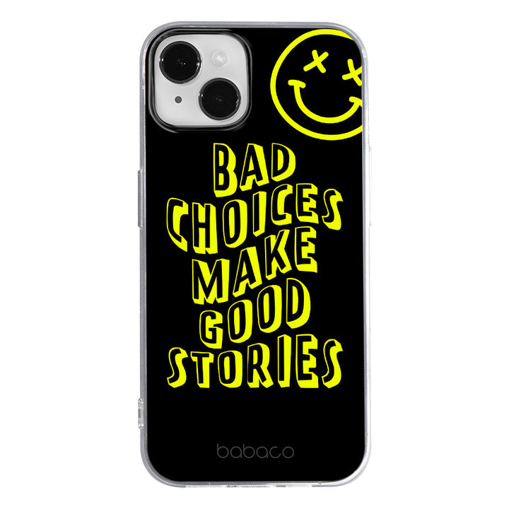 Etui Bad choices 002 Babaco Nadruk pełny Czarny - Babaco Store