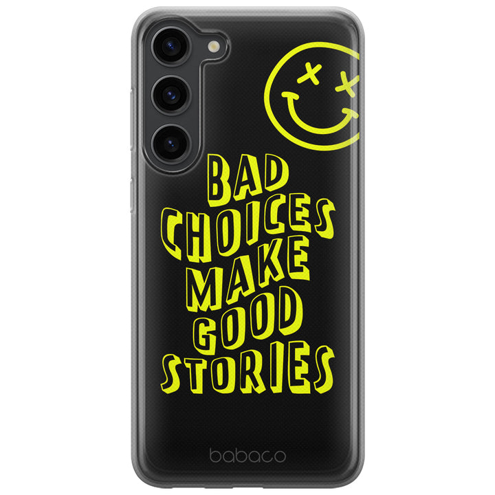 Etui Bad choices 002 Babaco Nadruk pełny Czarny - Babaco Store