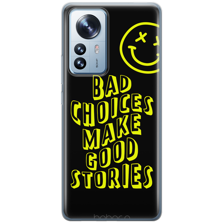 Etui Bad choices 002 Babaco Nadruk pełny Czarny - Babaco Store